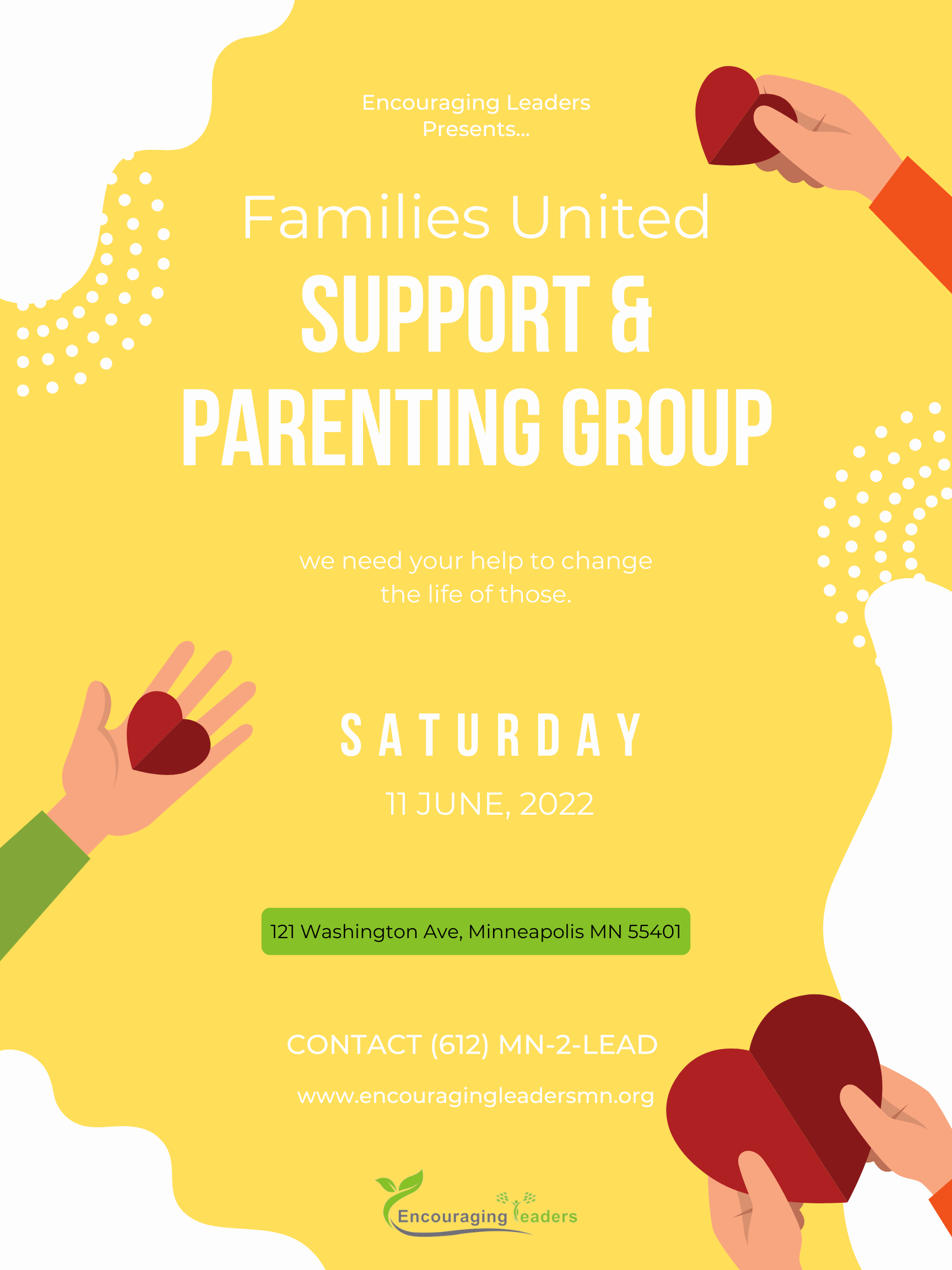FAmily support group flyer